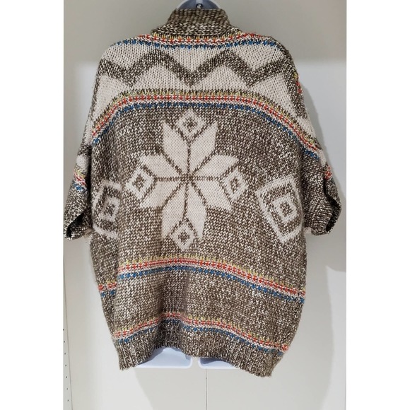 American Eagle Aztec Tribal Wool Alpaca Cardigan Size Xs - Picture 5 of 5